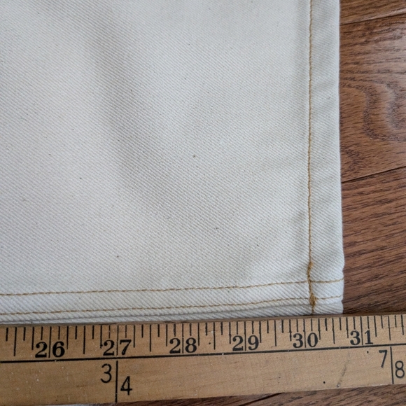 INTERIOR The Ty high-rise wide-leg jeans Ecru 31 - Picture 13 of 14